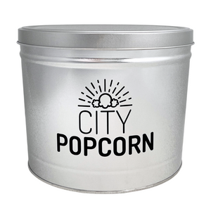 Gourmet Popcorn Tin with Butter, Cheddar, and Caramel